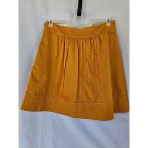 Odille Mustard Yellow Mini Skirt